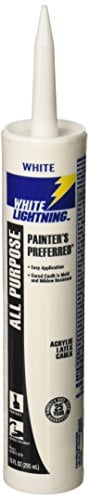 Book Cover White Lightning Products 30010 Painter's Preferred Acrylic Latex Caulk, White