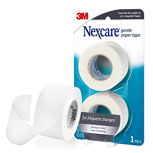 Book Cover Nexcare First Aid 3M Gentle Paper Tape 2 roll