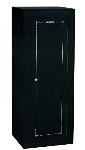 Book Cover Stack-On GCB-18C-DS 18 Gun Convertible Steel Security Cabinet, Black
