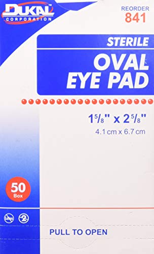 Book Cover Sterile Eye Pads, 50 Count