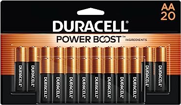Book Cover Duracell Coppertop AA Batteries with Power Boost Ingredients, 20 Count Pack Double A Battery with Long-lasting Power, Alkaline AA Battery for Household and Office Devices