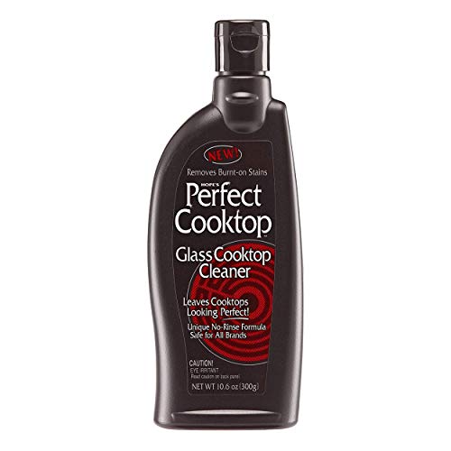 Book Cover Hope's Perfect Cooktop Cleaner, 10.6-Ounce, Glass Cooktop Cleaning Spray, Removes Stains, No-Rinse Formula, Fast-acting