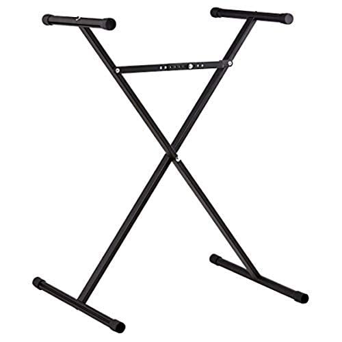 Book Cover Casio ARST Single-X Adjustable Keyboard Stand , Black