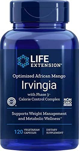 Book Cover Life Extension Optimized Irvingia with Phase 3 Calorie Control Complex 120 V caps