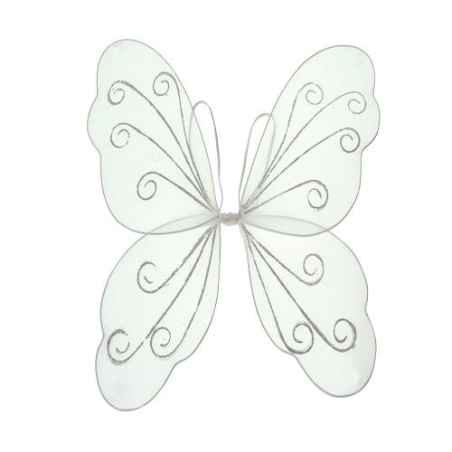 Book Cover U. S. Toy Angelic Butterfly Wings Costume, White, 21