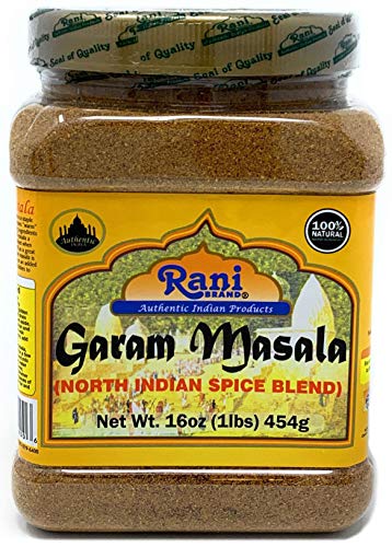 Book Cover Rani Garam Masala Indian 11 Spice Blend 1lb (16oz) 454g ~ Salt Free | All Natural | Vegan | Gluten Free Ingredients | Non-GMO | Indian Origin