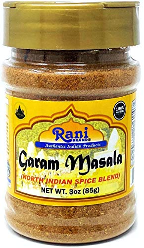 Book Cover Rani Garam Masala Indian 11 Spice Blend 3oz (85g) Salt Free ~ All Natural | Vegan | Gluten Free Ingredients | NON-GMO | No Colors | Indian Origin