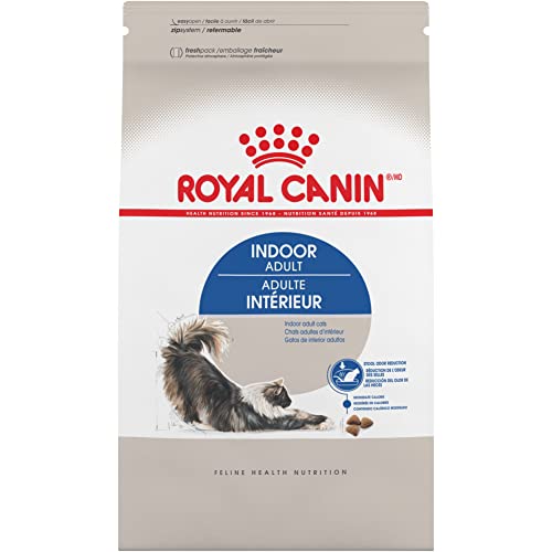 Book Cover Royal Canin Indoor Adult Dry Cat Food, 3 lb bag