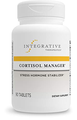 Book Cover Integrative Therapeutics - Cortisol Manager® - with Ashwagandha and L-Theanine – Promotes Relaxation & Calm to Support Restful Sleep* - 90 Tablets