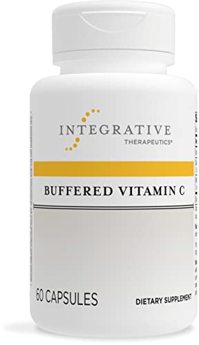 Book Cover Integrative Therapeutics Buffered Vitamin C Capsules 1,000 mg - Immune Support Supplement* - Antioxidant Support* - Gentle Formula - Gluten Free - 60 Vegan Capsules