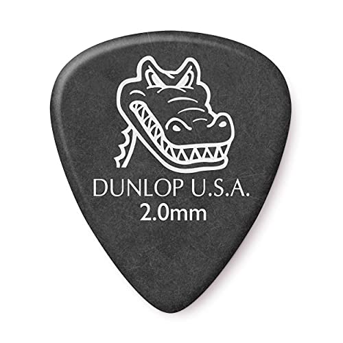 Book Cover JIM DUNLOP Grip Standard 2.0mm Black Guitar Picks