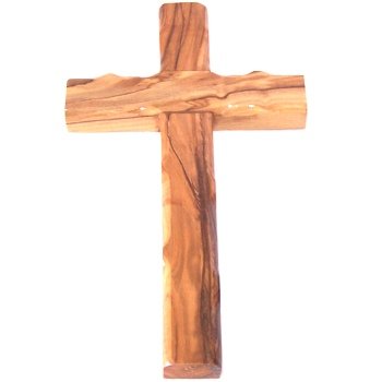 Book Cover 1 X Med. Size Wooden Cross from Bethlehem - Olive Wood (16cm or 6.4 inches) by HolyLandMarket