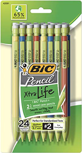 Book Cover BIC Ecolutions Xtra-Smooth Mechanical Pencil, Medium Point (0.7mm), 24 Count