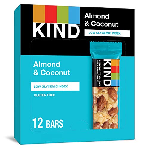 Book Cover KIND Fruit & Nut, Almond & Coconut, All Natural, 39 g Gluten Free Bars, (Pack of 12)