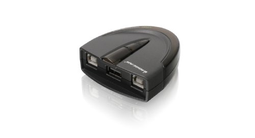 Book Cover IOGEAR 2-Port USB 2.0 Automatic Printer Switch, GUB231 Black