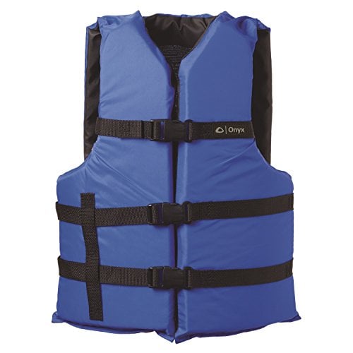 Book Cover ONYX General Purpose Boating Life Jacket Universal, Blue