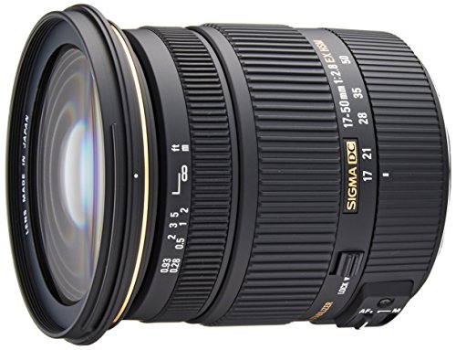 Book Cover Sigma 17-50mm f/2.8 EX DC OS HSM FLD Large Aperture Standard Zoom Lens for Canon Digital DSLR Camera
