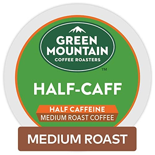 Book Cover Green Mountain Coffee Roasters Half-Caff, Single Serve Coffee K-Cup Pod, Medium Roast, 24