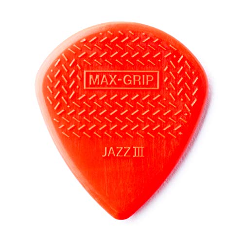 Book Cover Dunlop 471R3N Max-Grip Jazz III, Red Nylon, 24/Bag
