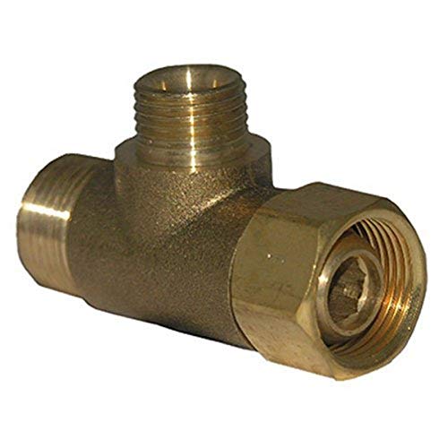 Book Cover LASCO 06-9101 Angle Stop Add-A-Tee Valve, 3/8-Inch Compression Inlet X 3/8-Inch Compression Outlet X 1/4-Inch Compression Outlet, Brass by LASCO