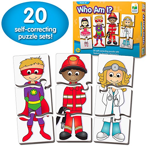Book Cover The Learning Journey: Match It! - Who Am I? - Self-Correcting Matching Puzzle Set