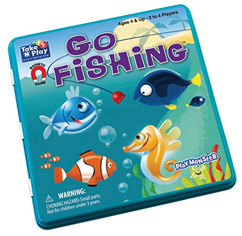 Book Cover Patch Products 226337 Take 'N' Play Anywhere Magnetic Game-Go Fishing, Multicoloured, 4.54 x 18.510000000000002 x 18.510000000000002 cm