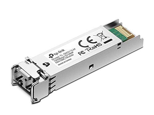 Book Cover TP-LINK Gigabit SFP module, 1000Base-SX Multi-mode Fiber Mini GBIC Module, Plug and Play, LC/UPC interface, Up to 550/220m distance (TL-SM311LM)