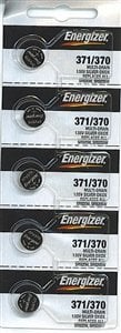 Book Cover Energizer 371 / 370 Silver Oxide Watch Battery (5 per Pack)