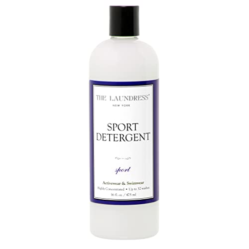 Book Cover The Laundress - Sport Detergent, Sport Scent, Activewear & Swimwear, Sweat Stain & Odor Remover, 16 fl oz, 32 washes
