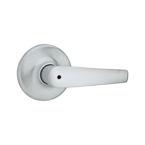 Book Cover Kwikset Delta Bed/Bath Lever in Satin Chrome - 93003-034