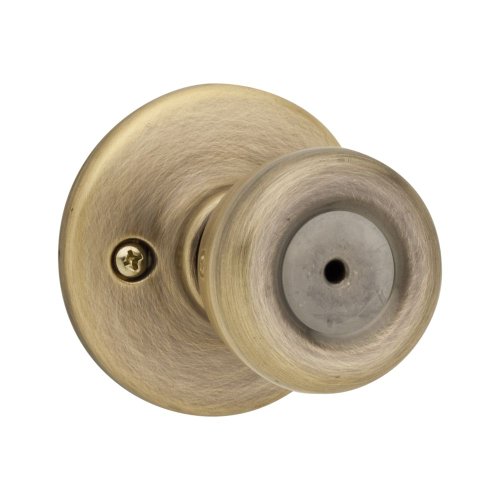 Book Cover Kwikset Tylo Bed/Bath Knob in Antique Brass