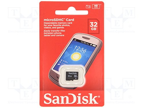 Book Cover SanDisk 32GB Mobile MicroSDHC Class 4 Flash Memory Card With SD Adapter - (Retail Packaging)