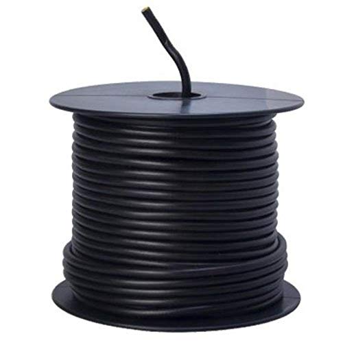 Book Cover Southwire 55671323 Primary Wire, 12-Gauge Bulk Spool, 100-Feet, Black