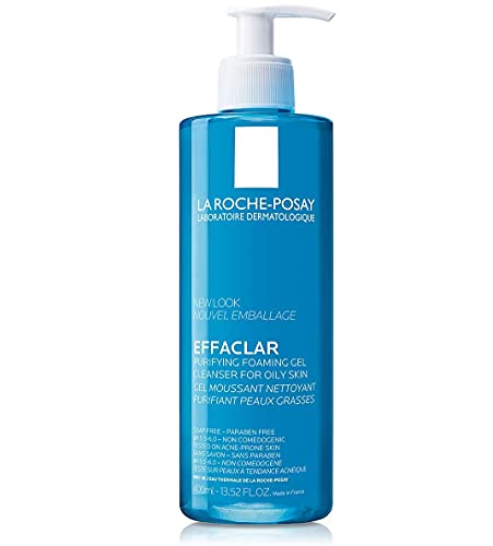 Book Cover La Roche-Posay Effaclar Purifying Foaming Gel Cleanser for Oily Skin, pH Balancing Daily Face Wash, Oil Free and Soap Free
