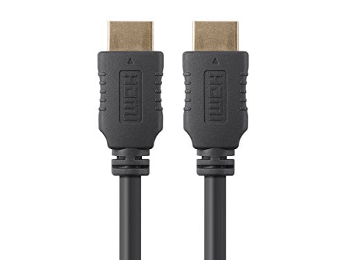 Book Cover Monoprice HDMI High Speed Cable - 4 Feet - Black, 4K@60Hz, HDR, 18Gbps, YUV 4:4:4, 28AWG - Select Series