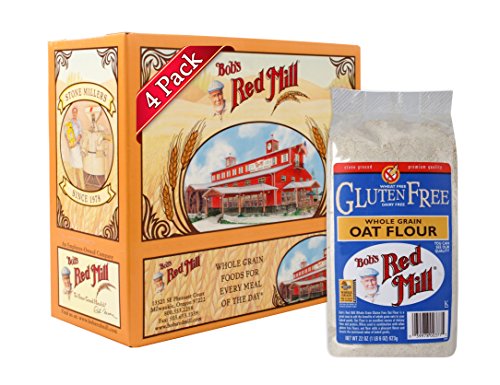 Book Cover Bob's Red Mill Gluten Free Oat Flour, 22 Oz (4 Pack)