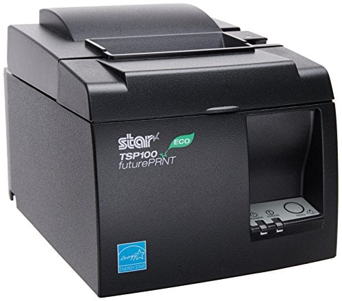 Book Cover Star MicronicsTSP143IIU GRY US ECO - Thermal Receipt Printer - Cutter - USB - Gray - Internal Power Supply and Cable Included
