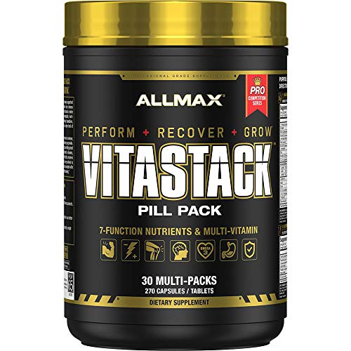 Book Cover ALLMAX Nutrition Vitastack, Vitamin & Nutrient Stack Packs, 30 Pack