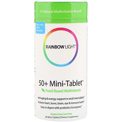 Book Cover Rainbow Light 50+ Mini-Tablet Multivitamin, 90 Mini-Tablets