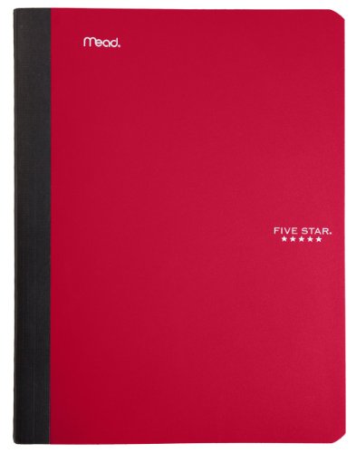Book Cover Five Star Composition Book / Notebook, College Ruled Paper, 100 Sheets, 9-1/2