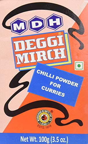 Book Cover MDH Deggi Mirch (Bright Red Chilli Powder) 100gram