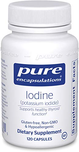 Book Cover Pure Encapsulations Iodine | Supplement to Support The Thyroid and Maintain Healthy Cellular Metabolism* | 120 Capsules