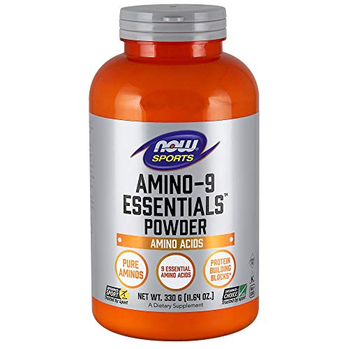 Book Cover NOW Sports Nutrition, Amino-9 EssentialsTM Powder, Amino Acids, 330-Grams