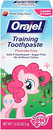 Book Cover Orajel My Little Pony Fluoride-Fee Training Toothpaste, 1.5 Oz