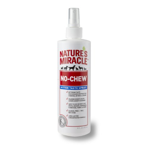 Book Cover Nature's Miracle No-Chew Bitter Taste Spray, 16-Ounce (P5770) - P-5770