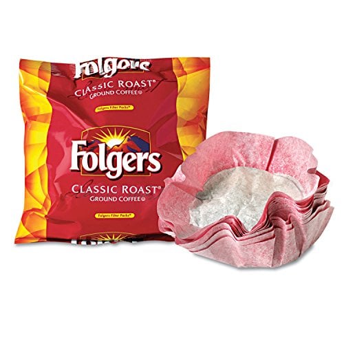 Book Cover Folgers Classic Roast Coffee Filter Packs, 0.9 Oz (Pack of 40)