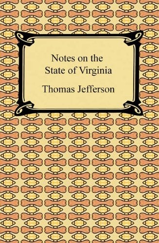 Book Cover Notes on the State of Virginia