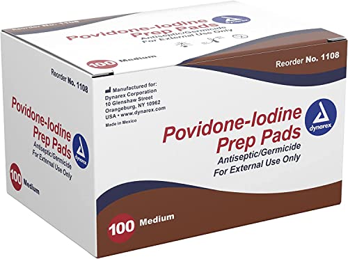 Book Cover PVP Iodine Wipes 100-Pack
