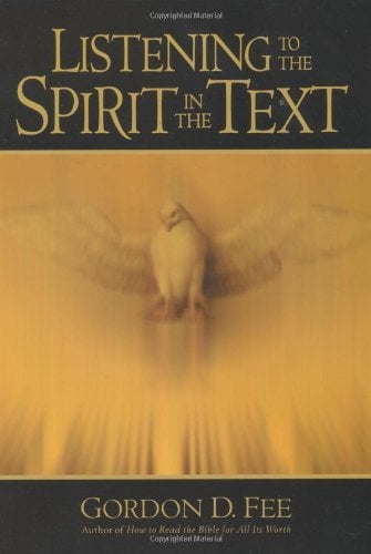 Book Cover Listening to the Spirit in the Text