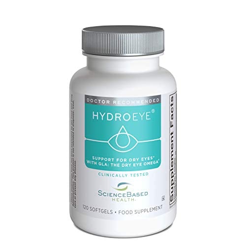 Book Cover HydroEye Softgels - Dry Eye Relief - Doctor Recommended to Support All 3 Layers of the Tear Film From the Inside Out - Clinically Tested - 120 Count